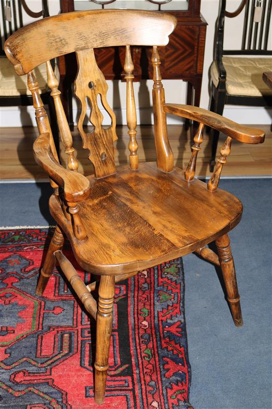 A set of eight kitchen chairs